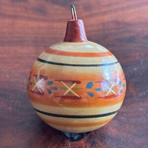 Jimón Hand-Painted Geometric Ornament